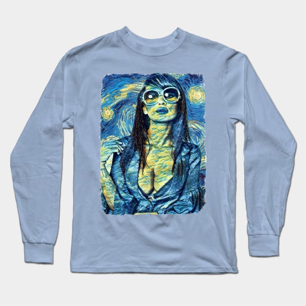 Fashion Queen Van Gogh Style Long Sleeve T-Shirt by todos